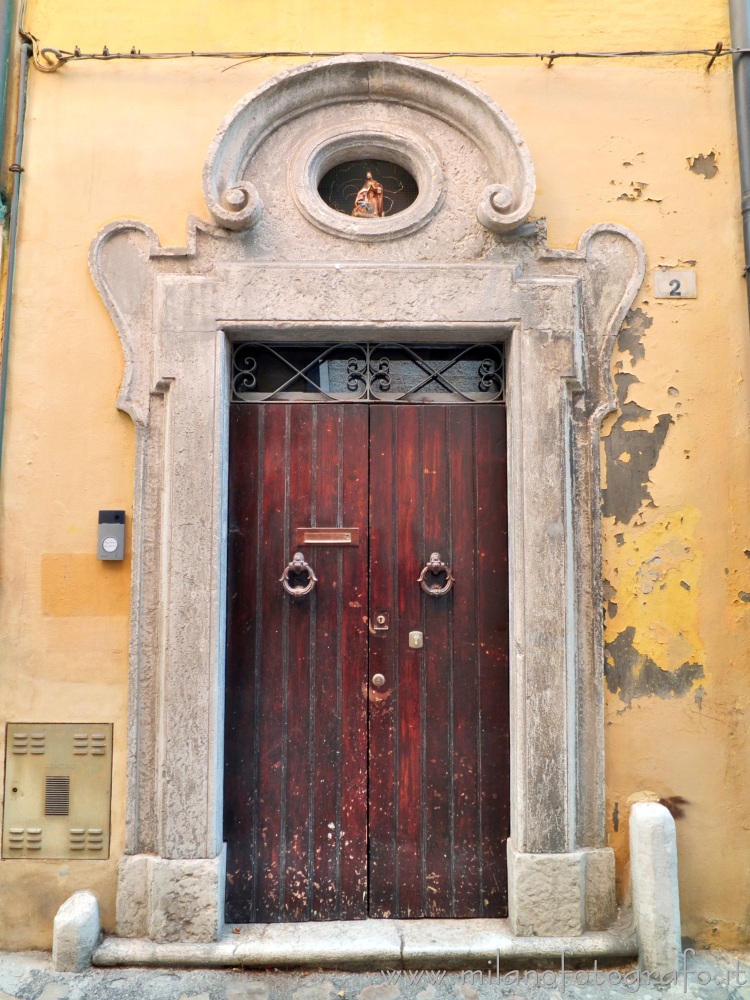 Pesaro (Pesaro e Urbino, Italy) - Baroque portal in the historic center